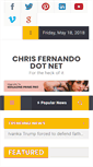 Mobile Screenshot of chrisfernando.net